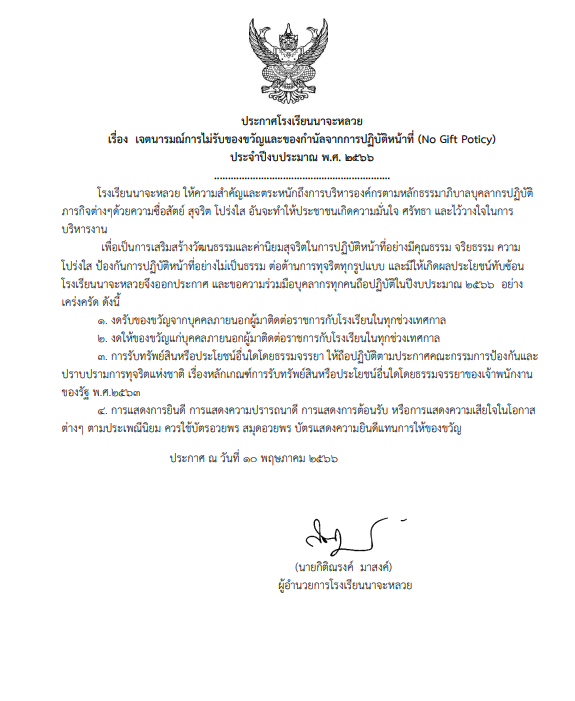 เจตจำนงสุจริตของผู้บริหาร เจตจำนงสุจริตของผู้บริหาร